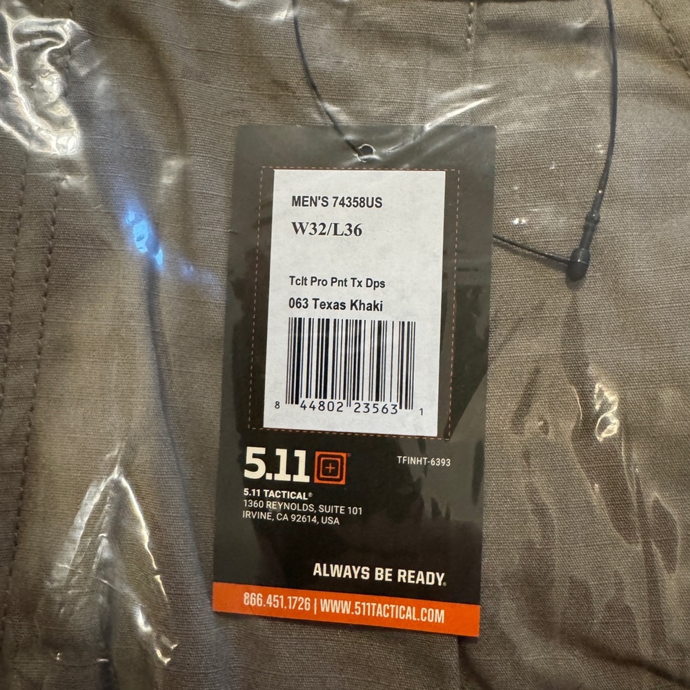 5.11 Tactical Men's Taclite Pro Pants in Khaki - Picture 2 of 2